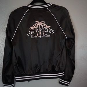 Black bomber jacket